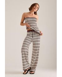 4th & Reckless - Thalia Stripe Knit Trousers - Lyst