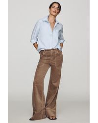 Pilcro - The Rylan High-Rise Flare Jeans By Corduroy Edition - Lyst