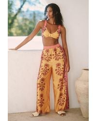 Celandine - The Beach Club High-Rise Wide-Leg Trousers - Lyst