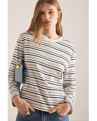 SELECTED - Essential Long-Sleeve Boxy T-Shirt - Lyst
