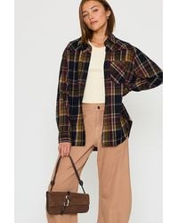 By Anthropologie - 100% Cotton Long-Sleeve Plaid Shirt - Lyst