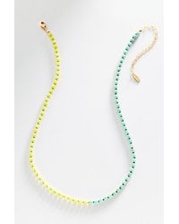 By Anthropologie - Multi-Colour Beaded Collar Necklace - Lyst