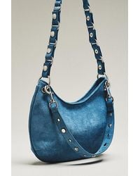 By Anthropologie - Faux-Suede Circular Shoulder Bag - Lyst