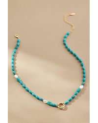 By Anthropologie - Beaded Charm Necklace - Lyst