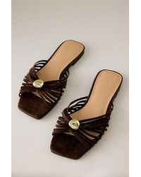 By Anthropologie - Strappy Hardware Sandals - Lyst