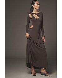 WeWoreWhat - Long-Sleeve Cut-Out Maxi Dress - Lyst