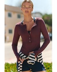 Daily Practice - Cloud Ridge Long-Sleeve Henley Top - Lyst