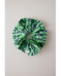 Damson Madder - Frill Edge Pop Stripe Scrunchie - Lyst