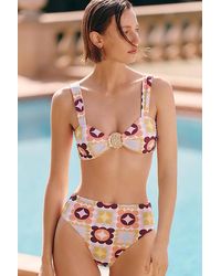 Celandine - X Holly Clarke Isabella Bikini Top - Lyst