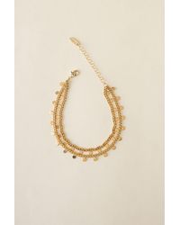 By Anthropologie - Ibiza Disc Multi-Layer Bracelet - Lyst