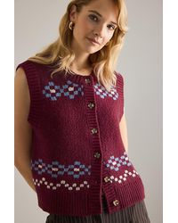 Damson Madder - Sofie Wool Vest - Lyst
