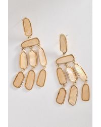 By Anthropologie - Colourful Stone Drop Earrings - Lyst