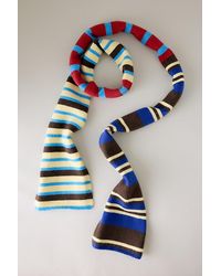 By Anthropologie - Mixed Stripe Skinny Scarf - Lyst