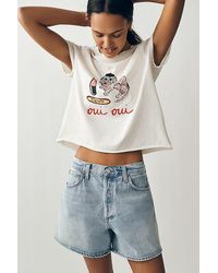 Maeve - Nikki Ackerman Caitlin Boxy T-Shirt By - Lyst