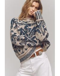 Pilcro - Relaxed Roll-Neck Jumper - Lyst
