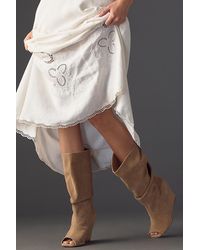 Silent D - Kiki Peep-Toe Tall Boots - Lyst
