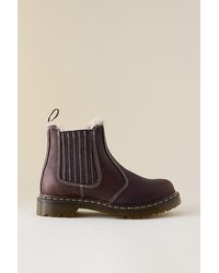 Dr. Martens - 2976 Leonore Ii Faux-Fur Lined Leather Chelsea Boots - Lyst