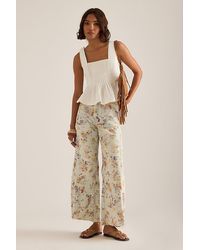 Pilcro - The Adi Mid-Rise '70S Flare Jeans By - Lyst