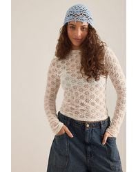 By Anthropologie - Crochet Beaded Skull Cap - Lyst