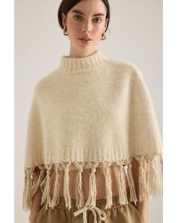 Mare Mare - Fringed Poncho - Lyst