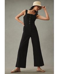 Maeve - The Portside Button-front Jumpsuit By - Lyst