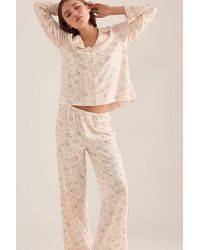 Wild Lovers - Celeste Bow Printed Pyjama Bottoms - Lyst