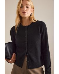By Anthropologie - The Juliet Cashmere Crew-Neck Cardigan - Lyst
