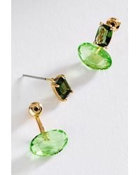 By Anthropologie - Small Stone Earrings - Lyst