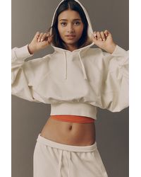 Daily Practice - Washed To Shore Cotton Cropped Sweatshirt - Lyst