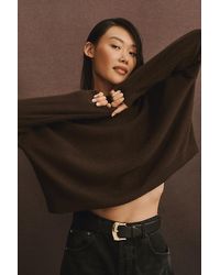 Pilcro - Alani Cashmere Mock Neck Jumper - Lyst