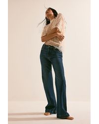 PAIGE - Leenah High-Rise Wide-Leg Jeans - Lyst