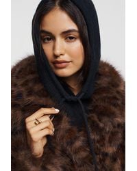 By Anthropologie - Ribbed Knit Hood - Lyst