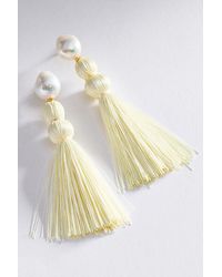 By Anthropologie - Tassel Drop Earrings - Lyst