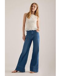 Pilcro - The Rylan Relaxed High-Rise Flare Jeans By - Lyst