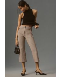 Maeve - The Margot Kick-flare Cropped Trousers By : Relaxed Edition - Lyst