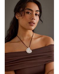 Anthropologie - Shell Cord Necklace - Lyst