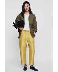 Maeve - Marnie Taffeta Tapered Trousers - Lyst