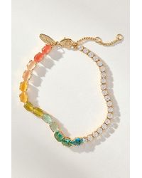 By Anthropologie - Colorful Crystal Stone Bracelet - Lyst