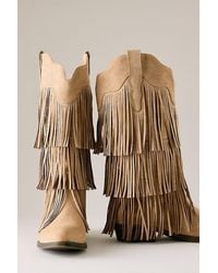 Matisse - Saloon Fringe Boots - Lyst