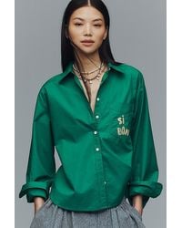 Maeve - The Shrunken Bennet Buttondown Shirt By - Lyst