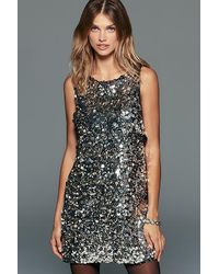 By Anthropologie - Sequin Sleeveless Mini Dress - Lyst
