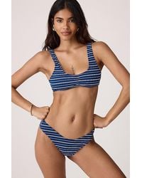Rhythm - Vista Stripe Crop Bikini Top - Lyst