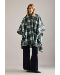 Barbour - Tartan Hooded Showerproof Poncho - Lyst