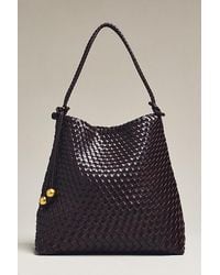 By Anthropologie - Woven Knotted-Strap Bucket Bag - Lyst