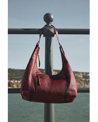 By Anthropologie - Distressed Leather Hardware Shoulder Bag - Lyst