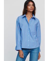 Maeve - The Shrunken Bennet 100% Cotton Buttondown Shirt By - Lyst