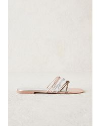 Maeve - Strappy Knot Slide Sandals - Lyst