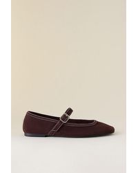 By Anthropologie - Suede Ballet Flats - Lyst