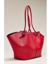 Maeve - Pebbled Faux-Leather Tote Bag - Lyst
