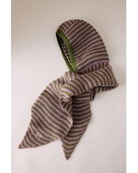 Damson Madder - Striped 100% Wool Knit Hood - Lyst